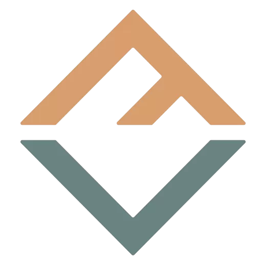 Lakefront Building & Design large favicon logo with orange and green.