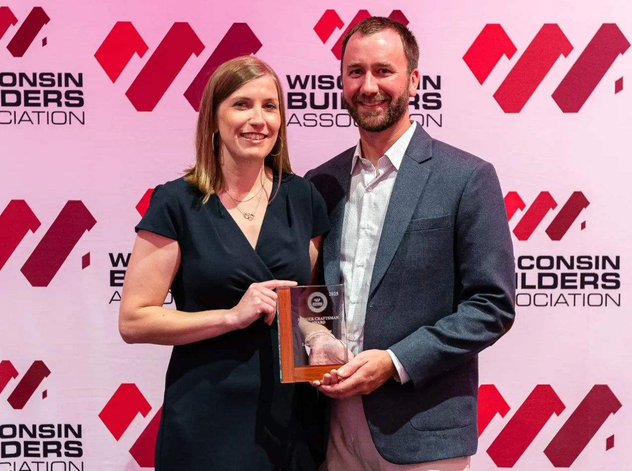 Lakefront Building & Design is proud to share that we’ve been awarded Best Home in the $750,000–$1.2 million category at the 2025 Badger Craftsman Awards.